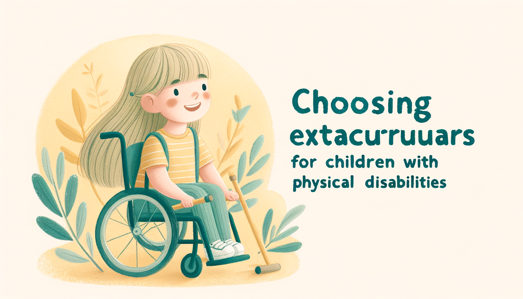 Choosing Extracurriculars for Children with Physical Disabilities