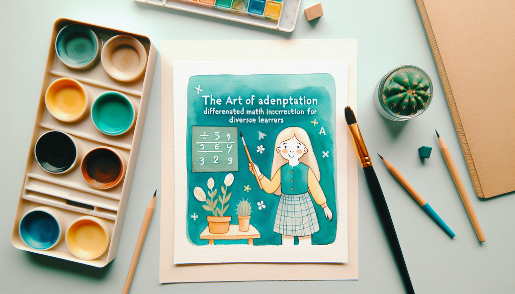 The Art of Adaptation: Differentiated Math Instruction for Diverse Learners